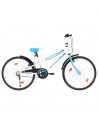 Kids Bike 24 inch Blue and White