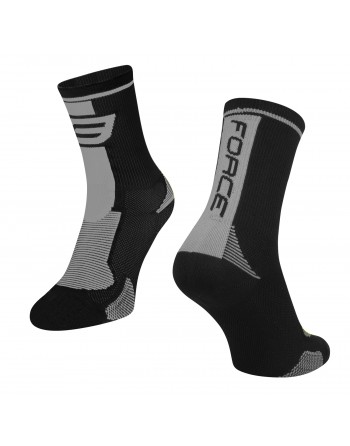 Force F Long Socks Black/Grey