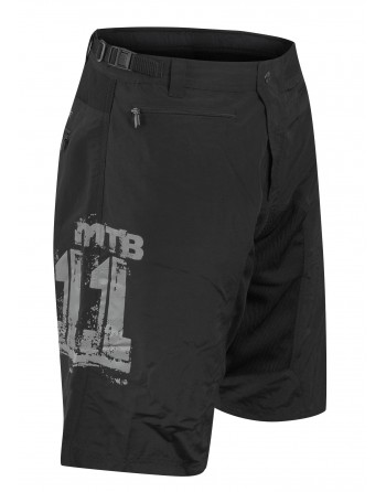 FORCE 11 Gel MTB Shorts - Black