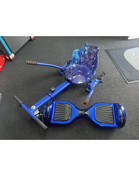 Chrome Blue Hoverboard Bundle